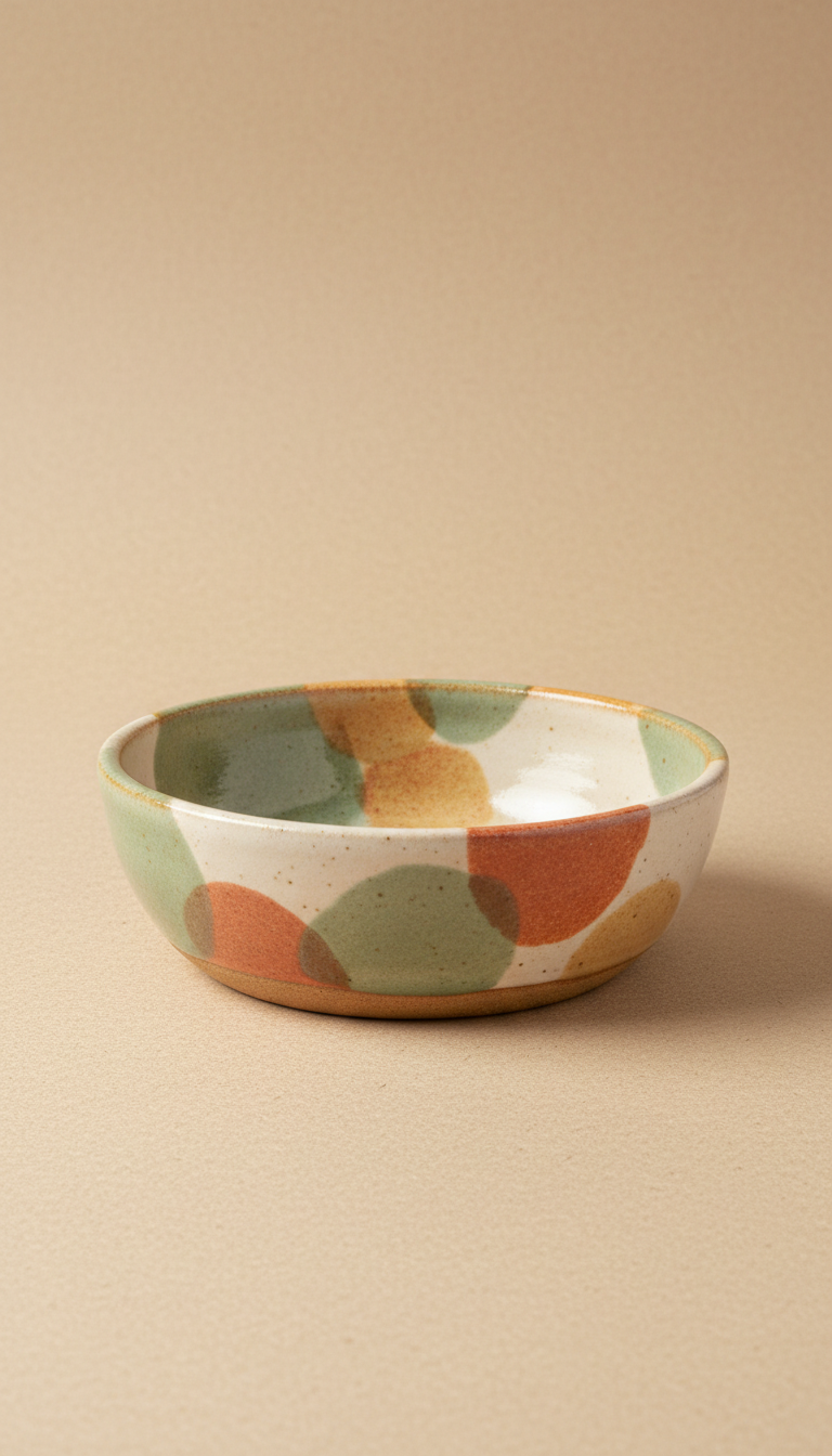 Handcrafted Ceramic Feeding Bowl